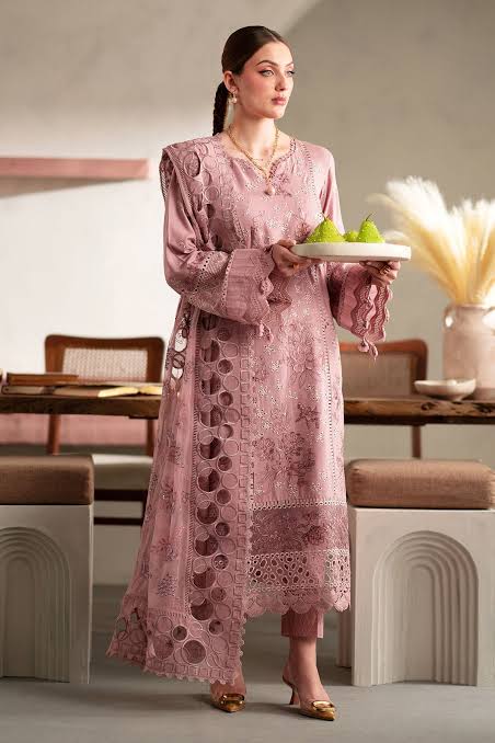 NE02 - Nureh Unstitched Embroidered Karandi 3P