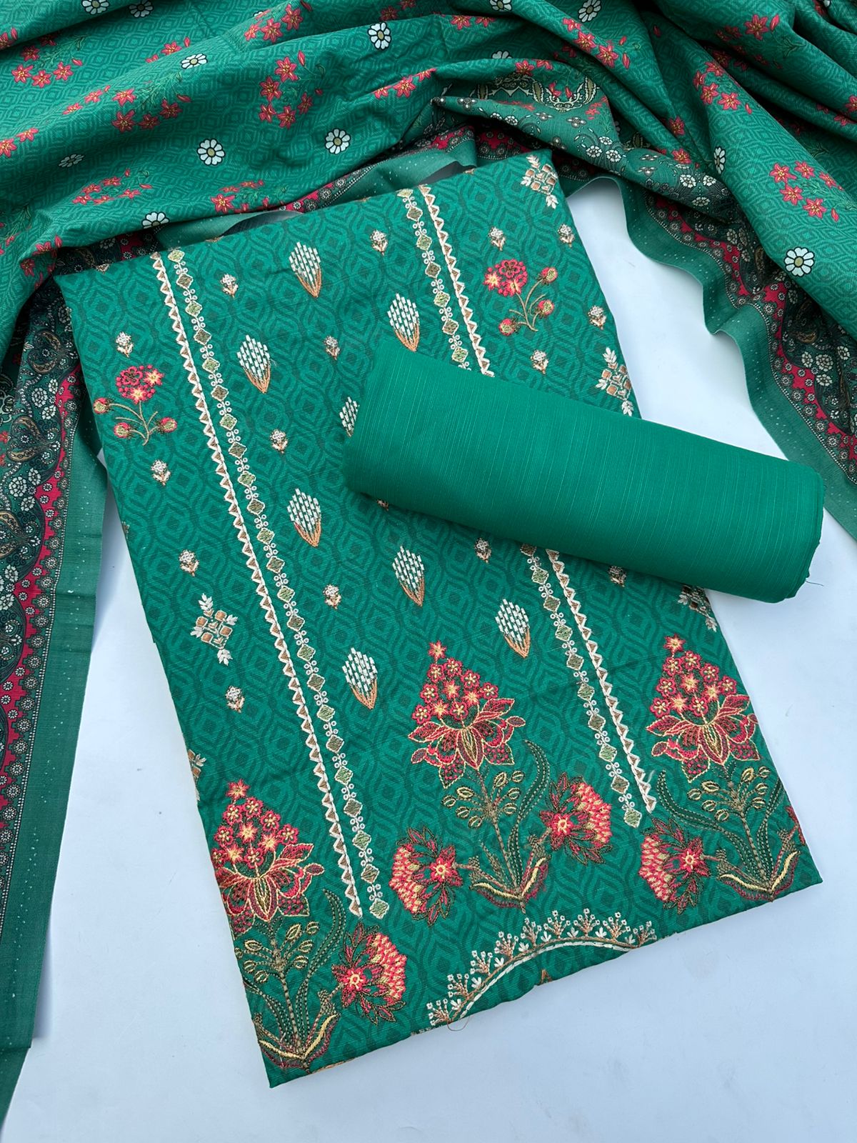 FN1 - Khaddar Embroidered 3P