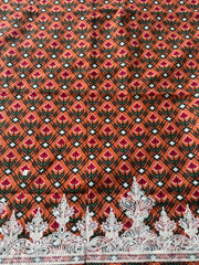 KHD45 - Khaadi Unstitched Embroidered 2P