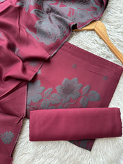 KA08 - Khaadi Jacquard Unstitched 3P