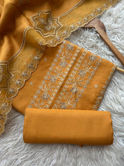 CH34 - Charizma Unstitched Embroidered Winter 3P