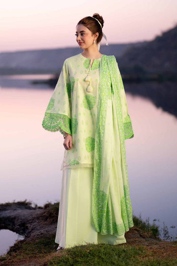 42501630 - Nishat Lawn Jacquard Embroidered 3P