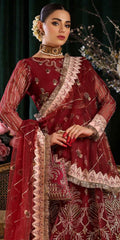 AR 02 - Unstitched Organza Luxury Lehenga