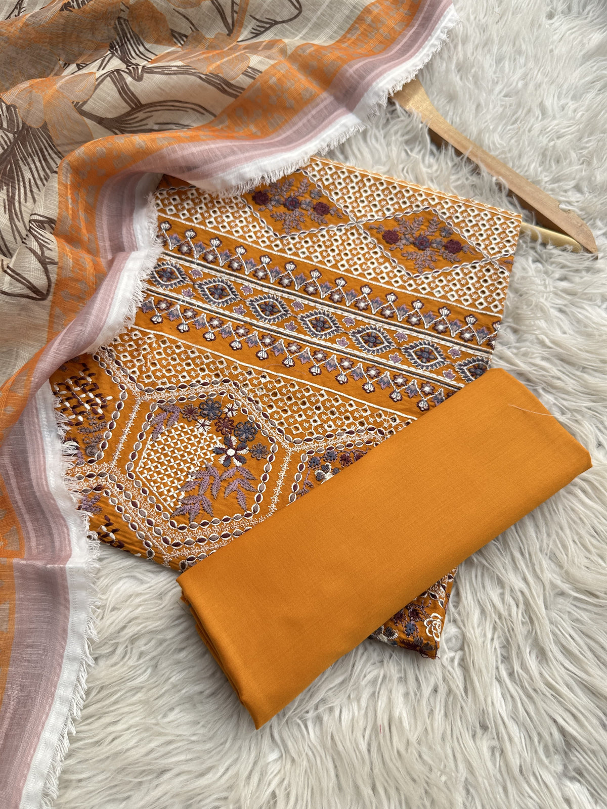 MB1 - Premium Lawn Embroidered 3P