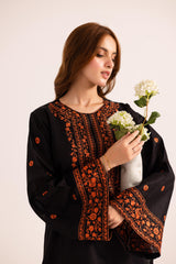 2PC Summer Embroidered Dress - 1141