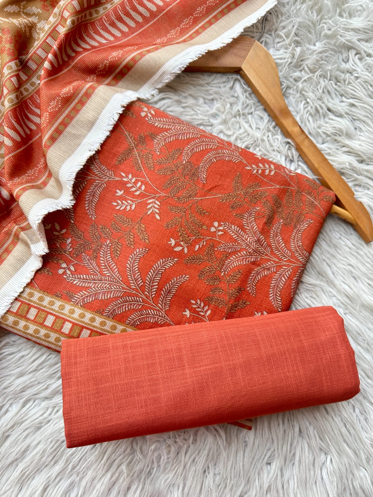 SA20 - Safina Printed Khaddar Jacquard 3P