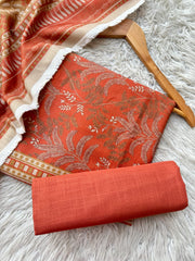 SA20 - Safina Printed Khaddar Jacquard 3P