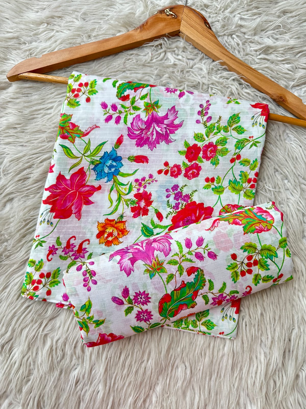 MS-166 - Allover Unstitched Lawn 2P