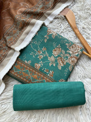 SA40 - Safina Printed Khaddar Jacquard 3P