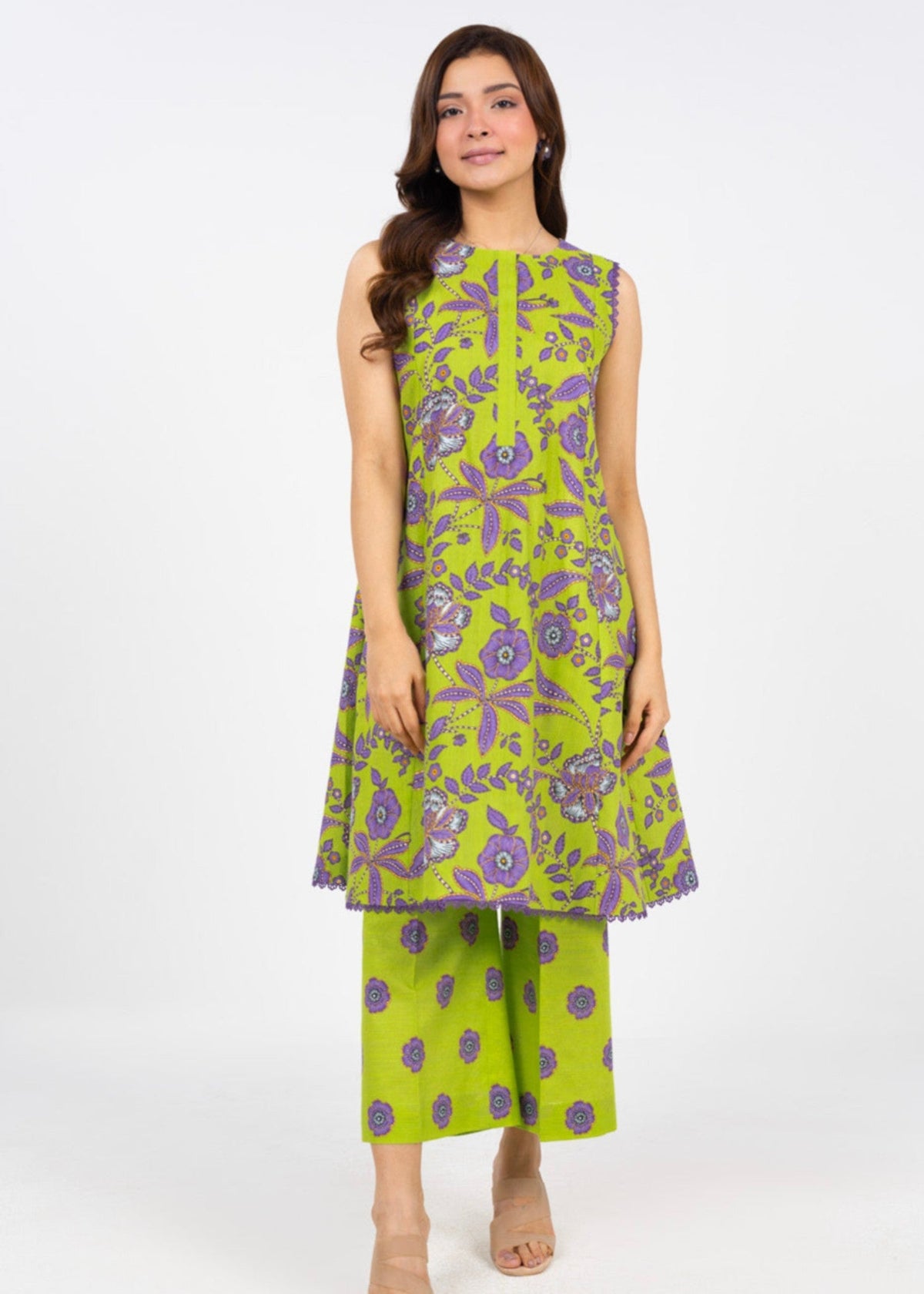 SLR71 - Alkaram Printed Khaddar 2P