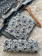 BSK14 - Bin Saeed Unstitched 3 Piece Khaddar