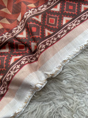 SA77 - Safina Printed Khaddar Jacquard 3P