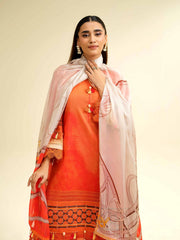 42501477 - Nishat Lawn Embroidered 3P