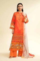42501477 - Nishat Lawn Embroidered 3P