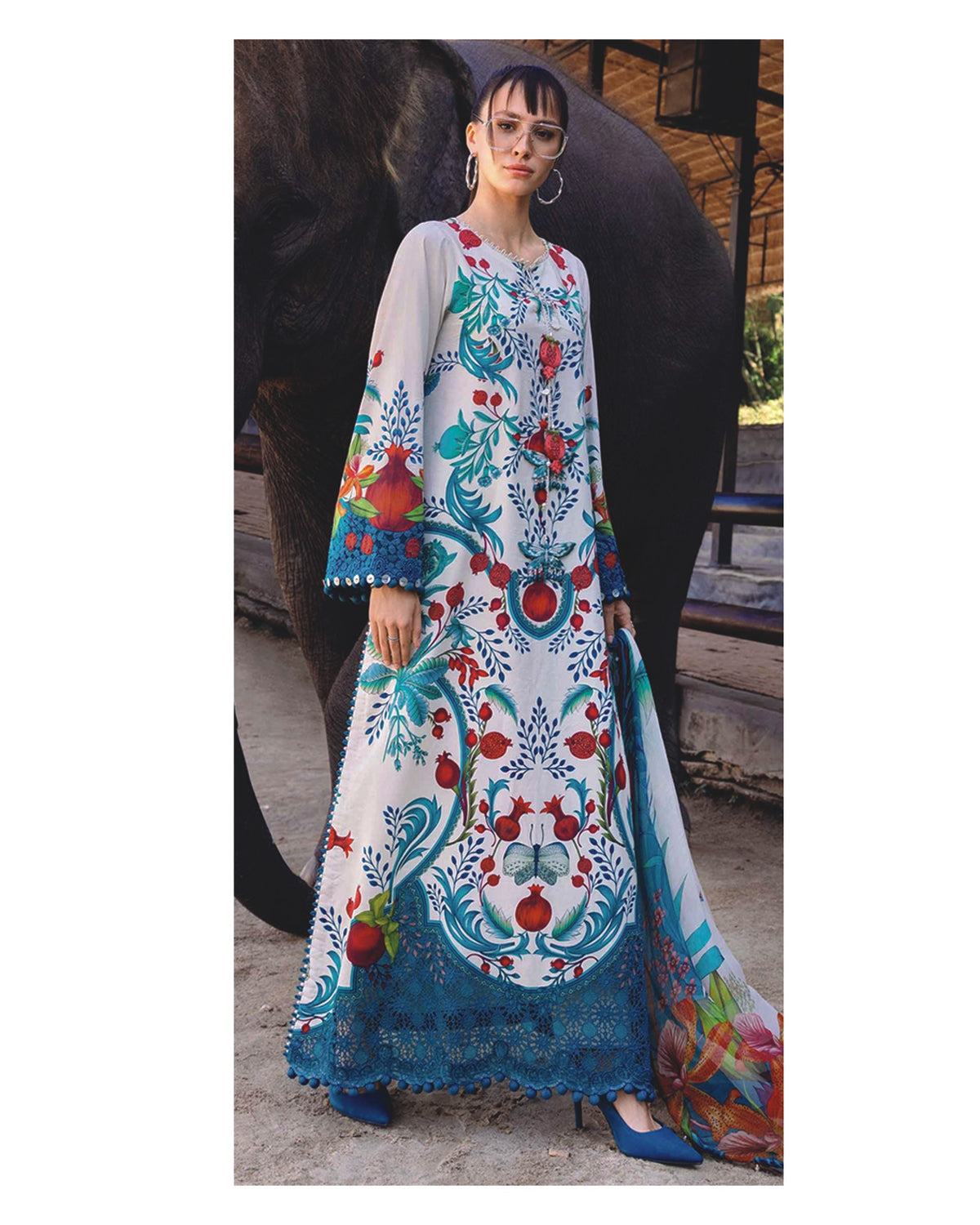 MSB2 - Maria B Unstitched Lawn 3P