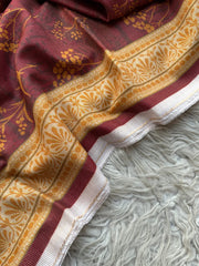 SA66 - Safina Printed Khaddar Jacquard 3P