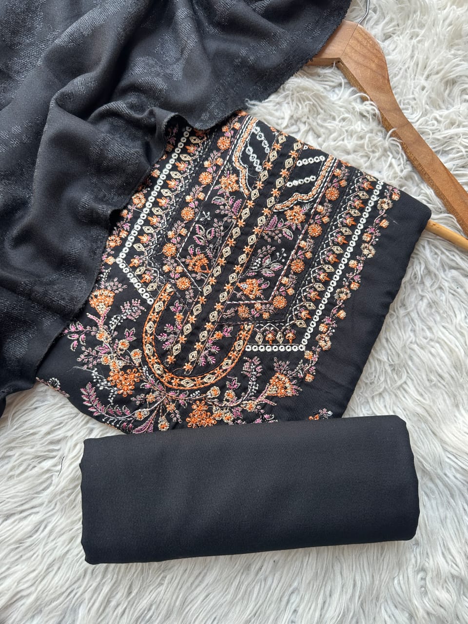 CH73 - Charizma Unstitched Embroidered Winter 3P