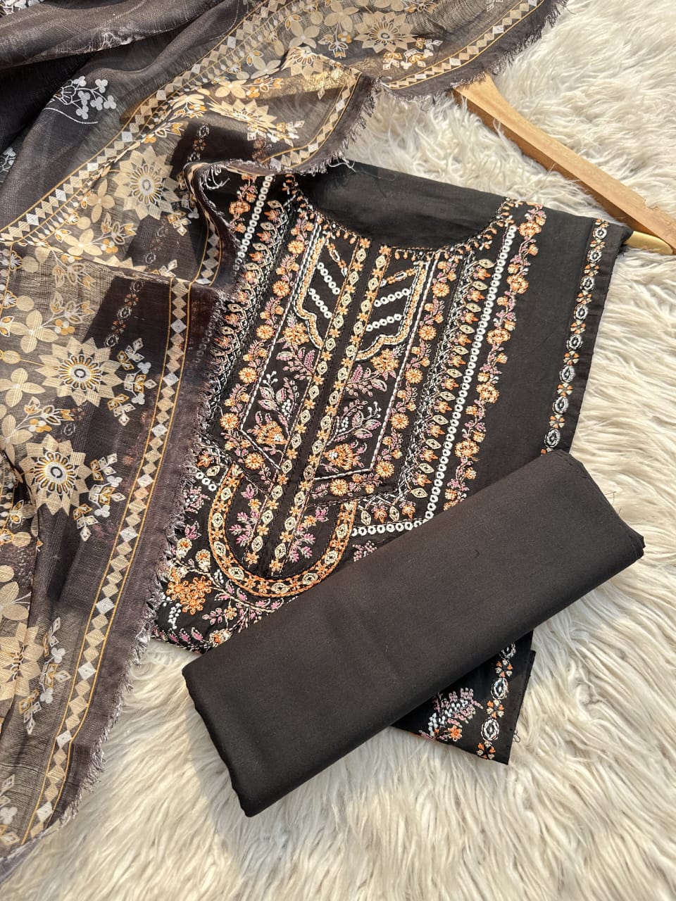 MB3 - Premium Lawn Embroidered 3P