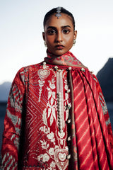 M258 - Sana Safinaz Winter Slub Embroidered 3P