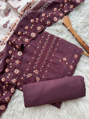 HT3 - HafizTextile Winter Cutwork 3P