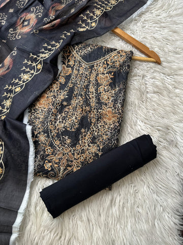 CH68 - Charizma Unstitched Embroidered Lawn 3P