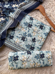 BSK16 - Bin Saeed Unstitched 3 Piece Khaddar