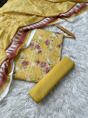 CH70 - Charizma Unstitched Embroidered Lawn 3P