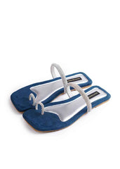 Sapphire Diamanté Slides - Jooti Shooti