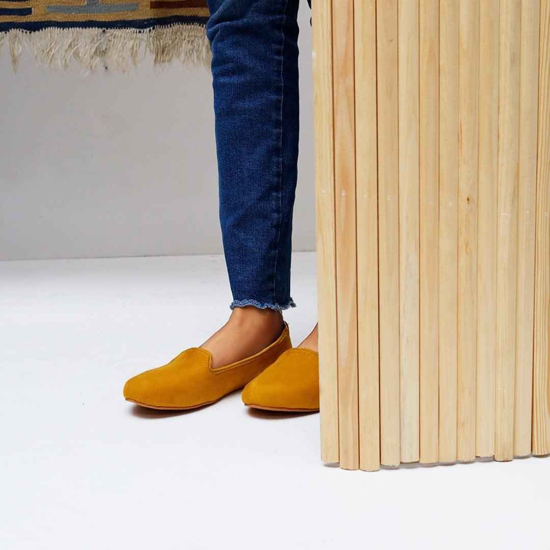 Mustard Loafers - Jooti Shooti