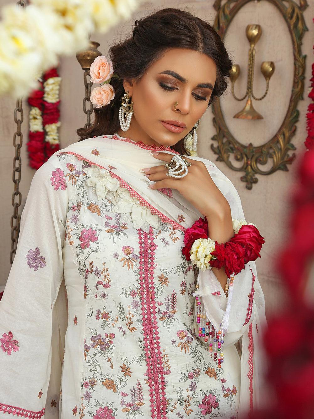 Ujala - Eid Embroidered 3P-Lawn