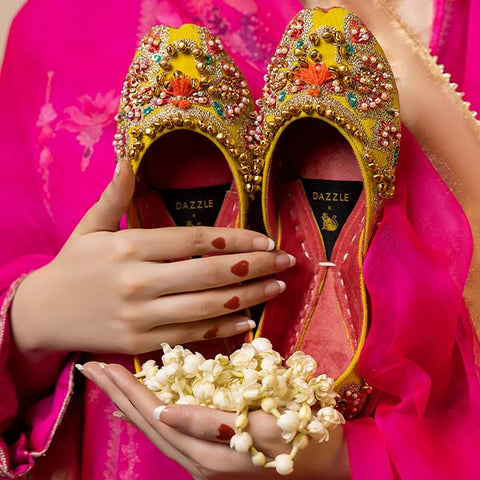 ali xeeshan designer shoes bridal