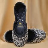 Black ladies khussa shoes