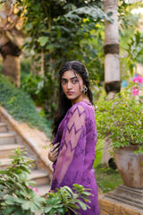 MAUVE - 3 Piece (Unstitched)