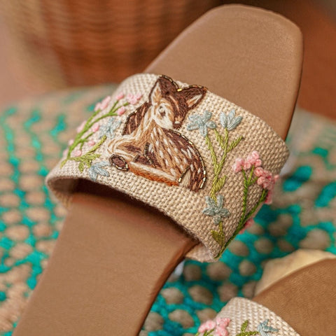 Bambi Slider | brown shoes for women
