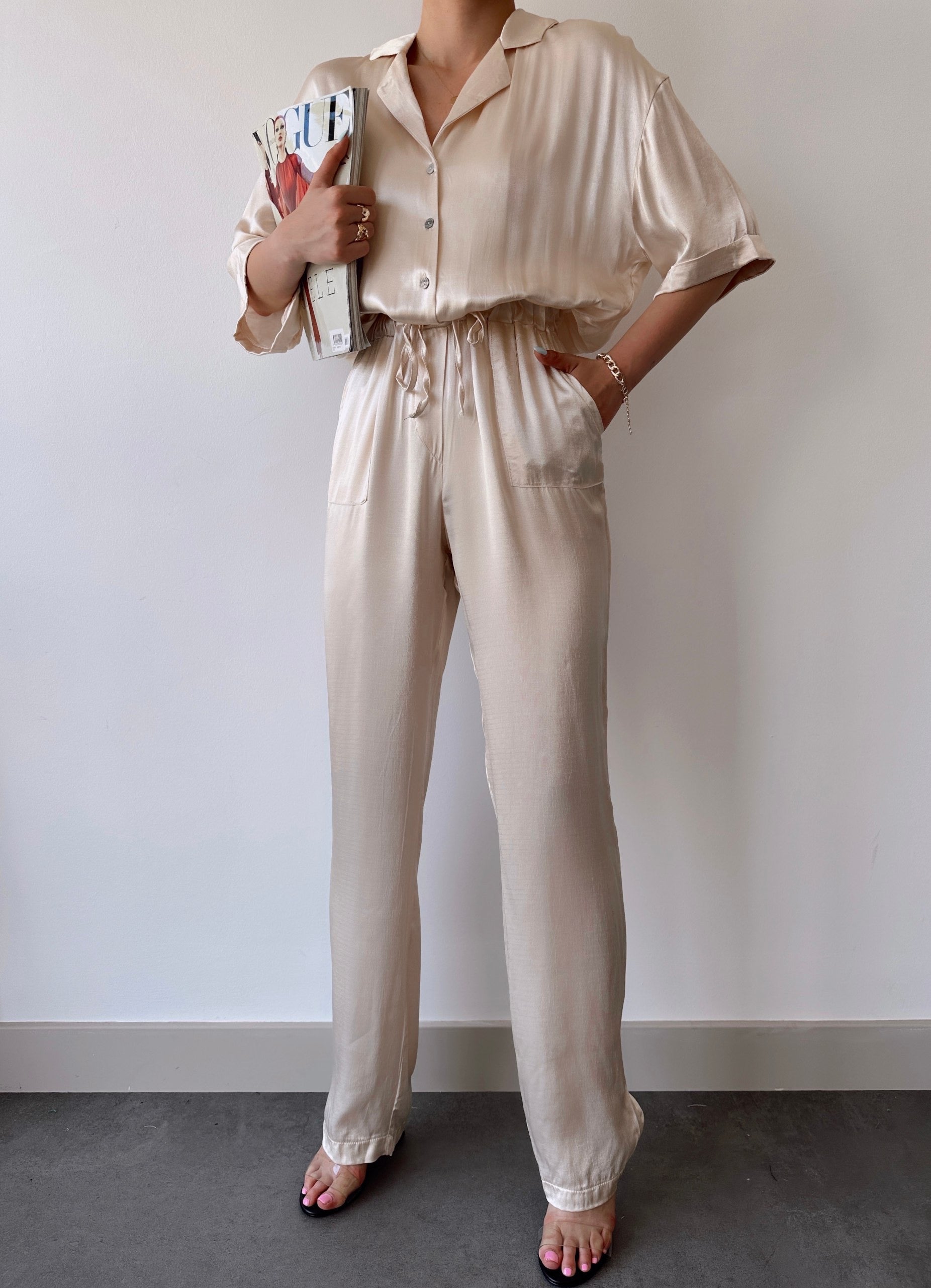 Zara Silk Jumpsuit