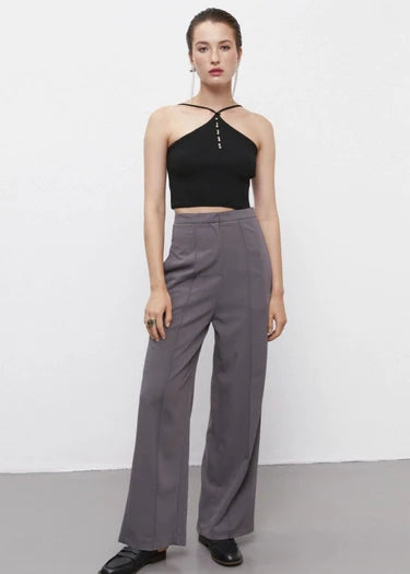 Stone Detailed Crop Top
