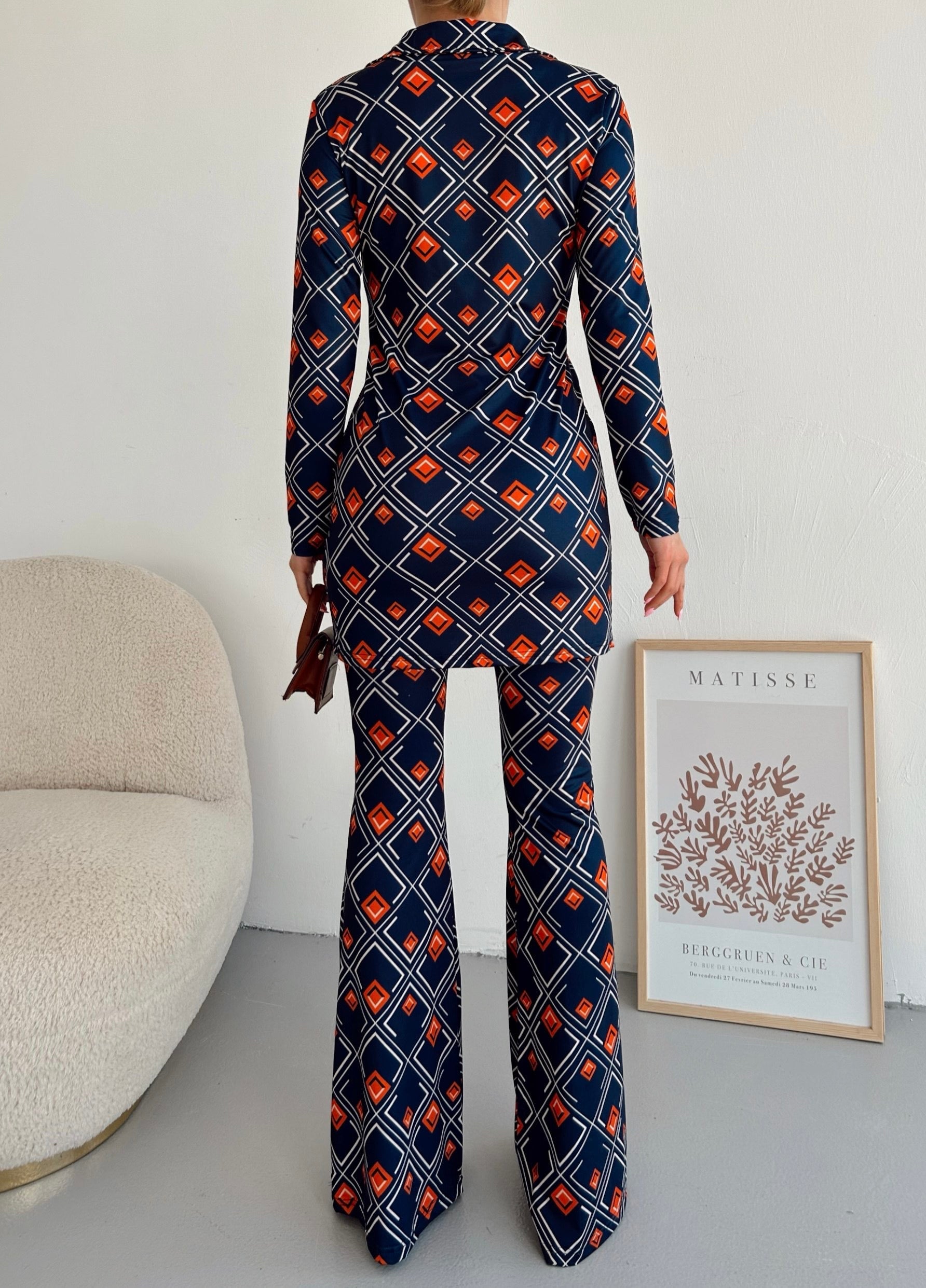 Polyester Strech Jersey Co-ord Set