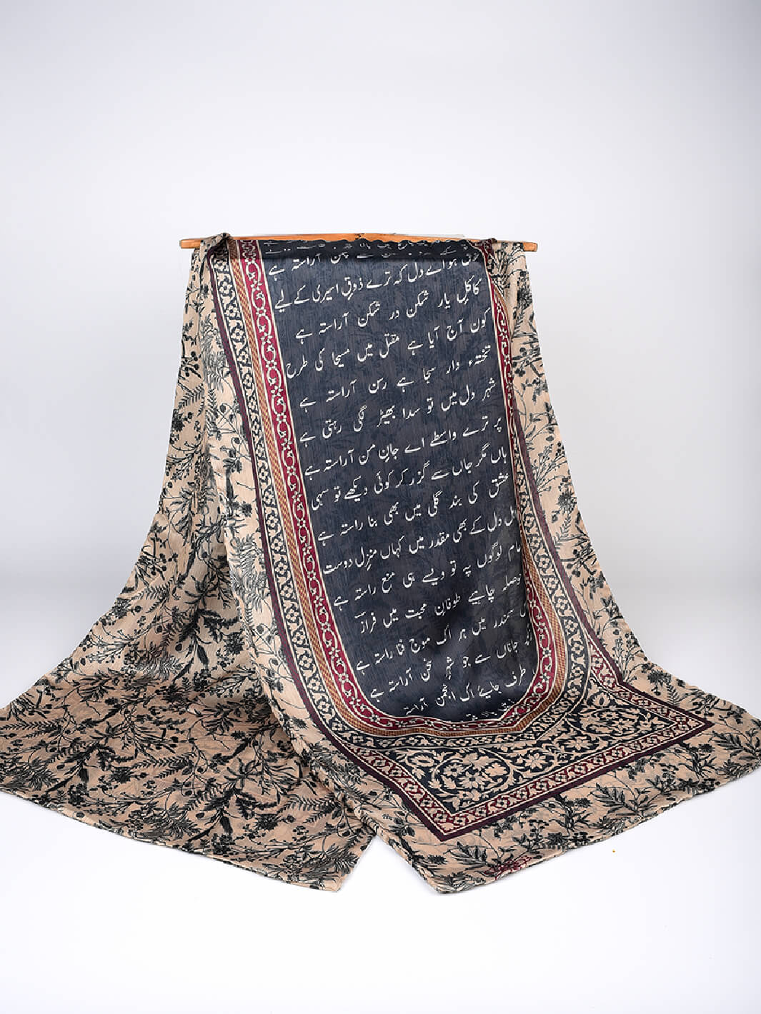 Farazi Silk Stole (Double Sided)