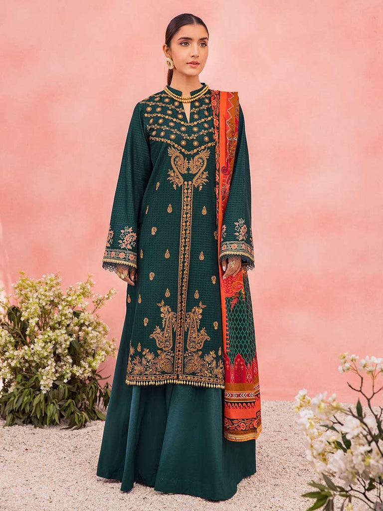 D#01 - Eid Embroidered 3P-Lawn