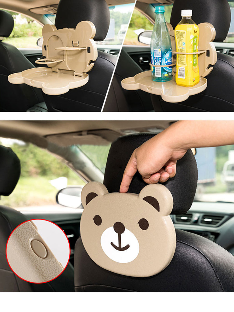 Cute Folding Car Back Seat Table Tray For Kids.