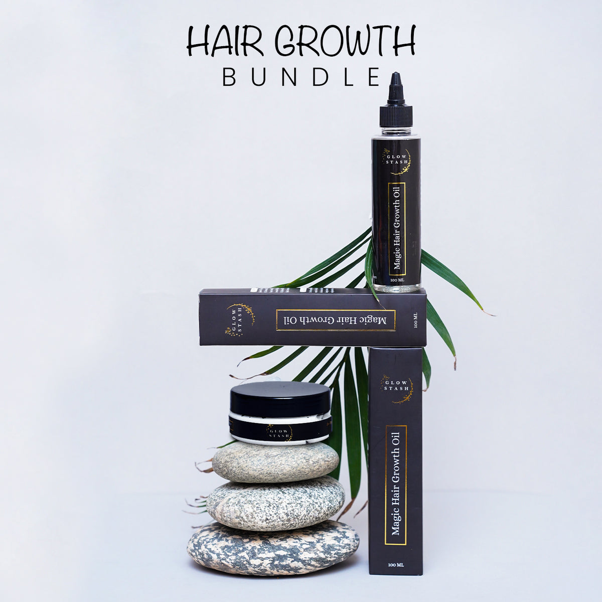 GlowStash Hair Growth Bundle ( Hair Mask 100 ML + Hair Oil )